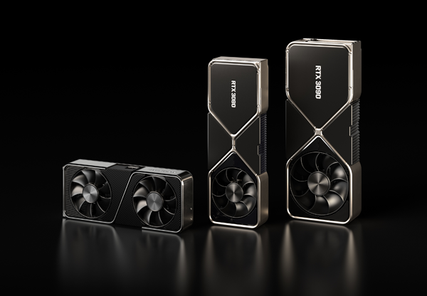 חדשים מהתנור: סידרת המעבדים הגרפיים החדשה GeForce RTX 30 Series של אנבידיה. צילום: יח"צ