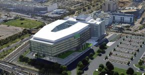 הדמיית הקמפוס החדש של אינטל בחיפה, שבנייתו בוטלה.